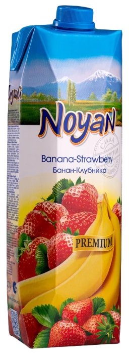 Нектар Noyan Банан-Клубника, с крышкой (фото modal 1)