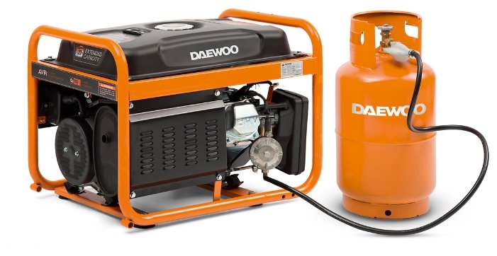 Газо-бензиновая электростанция Daewoo Power Products GDA 3500DFE (фото modal 4)