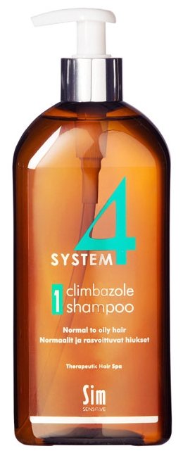 Sim Sensitive SYSTEM 4 Climbazole Shampoo 1 Терапевтический шампунь № 1 для нормальной и жирной кожи головы (фото modal 4)