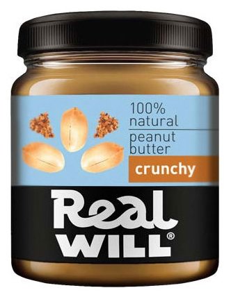Real Will Арахисовая паста Crunchy (фото modal 1)