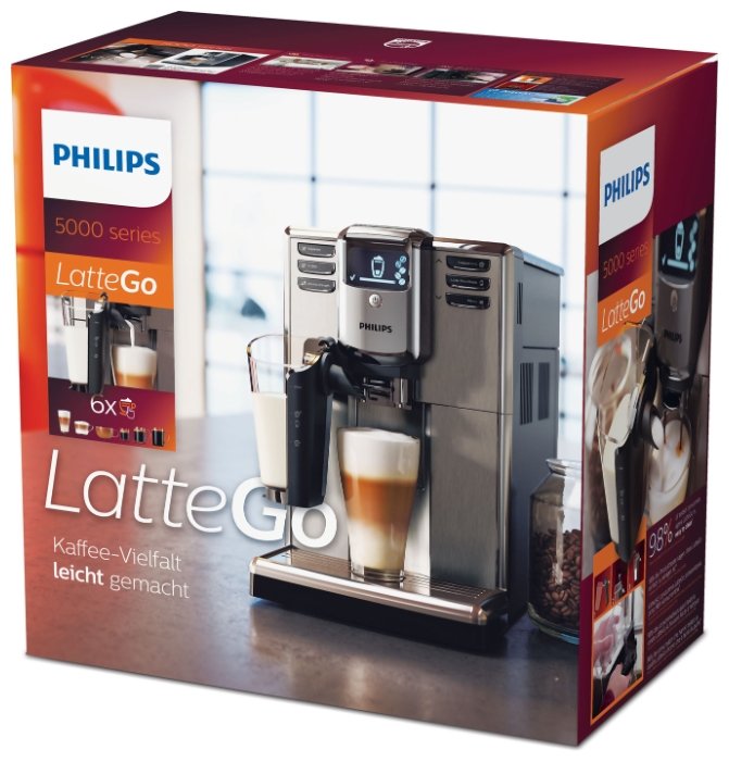 Кофемашина Philips EP5035/10 LatteGo Series 5000 (фото modal 5)