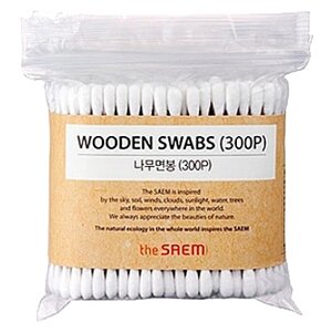 Ватные палочки The Saem Wooden Swab (фото modal nav 1)