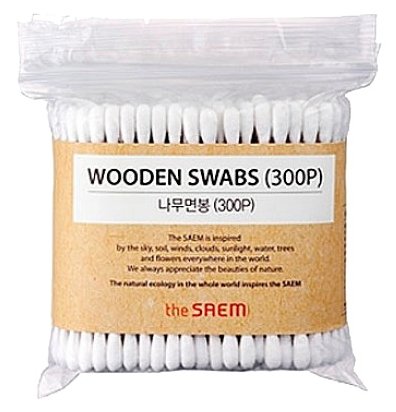 Ватные палочки The Saem Wooden Swab (фото modal 1)