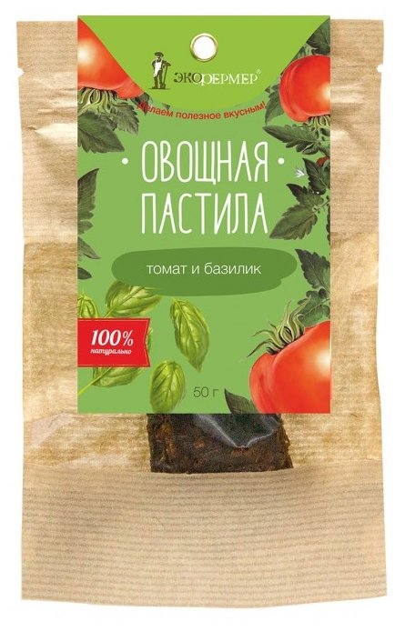Пастила Экофермер томат и базилик 50 г (фото modal 1)