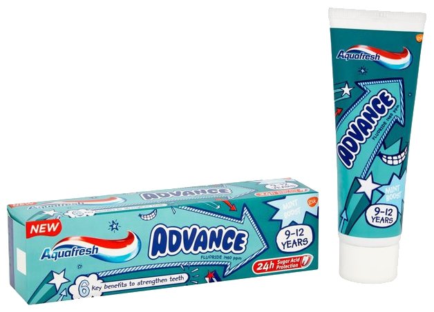 Зубная паста Aquafresh Advanced 9-12 лет (фото modal 2)