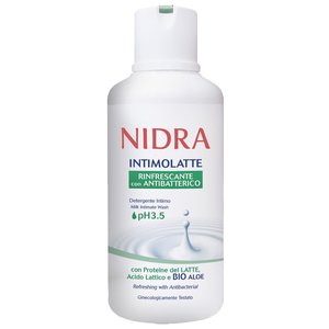 Nidra Гель для интимной гигиены освежающий с молочными протеинами и алоэ, 500 мл (фото modal nav 1)