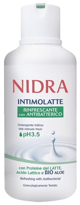 Nidra Гель для интимной гигиены освежающий с молочными протеинами и алоэ, 500 мл (фото modal 1)