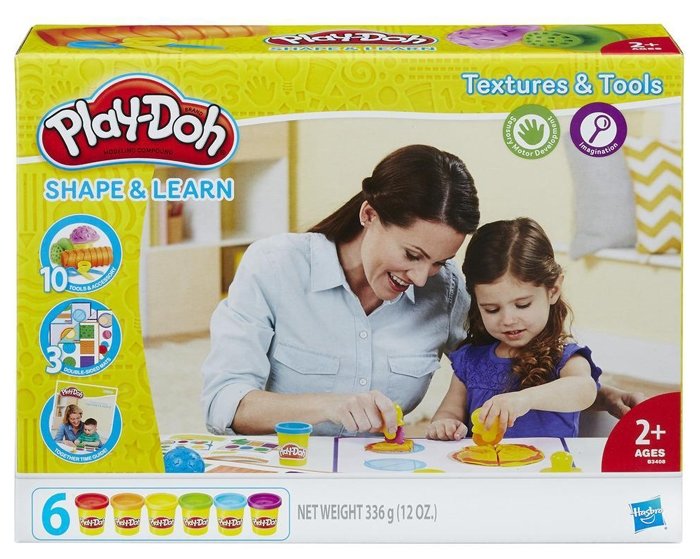 Масса для лепки Play-Doh Текстуры и инструменты (B3408) (фото modal 2)