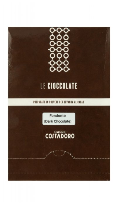Costadoro Le Cioccolate Dark Chocolate Горячий шоколад растворимый Темный, коробка (фото modal 2)