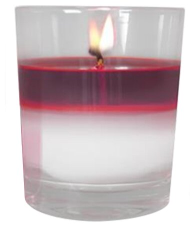 Свеча CRISTALINAS двухцветная Клубника со сливками (фото modal 2)