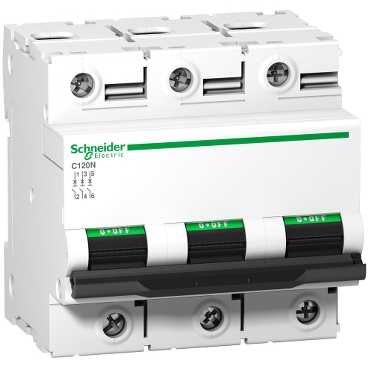 Автоматический выключатель Schneider Electric Multi 9 C120N 3P 100A (C) (фото modal 1)